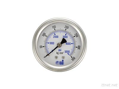 Oil-Filled Embedded All-Stainless Steel Pressore Gauges